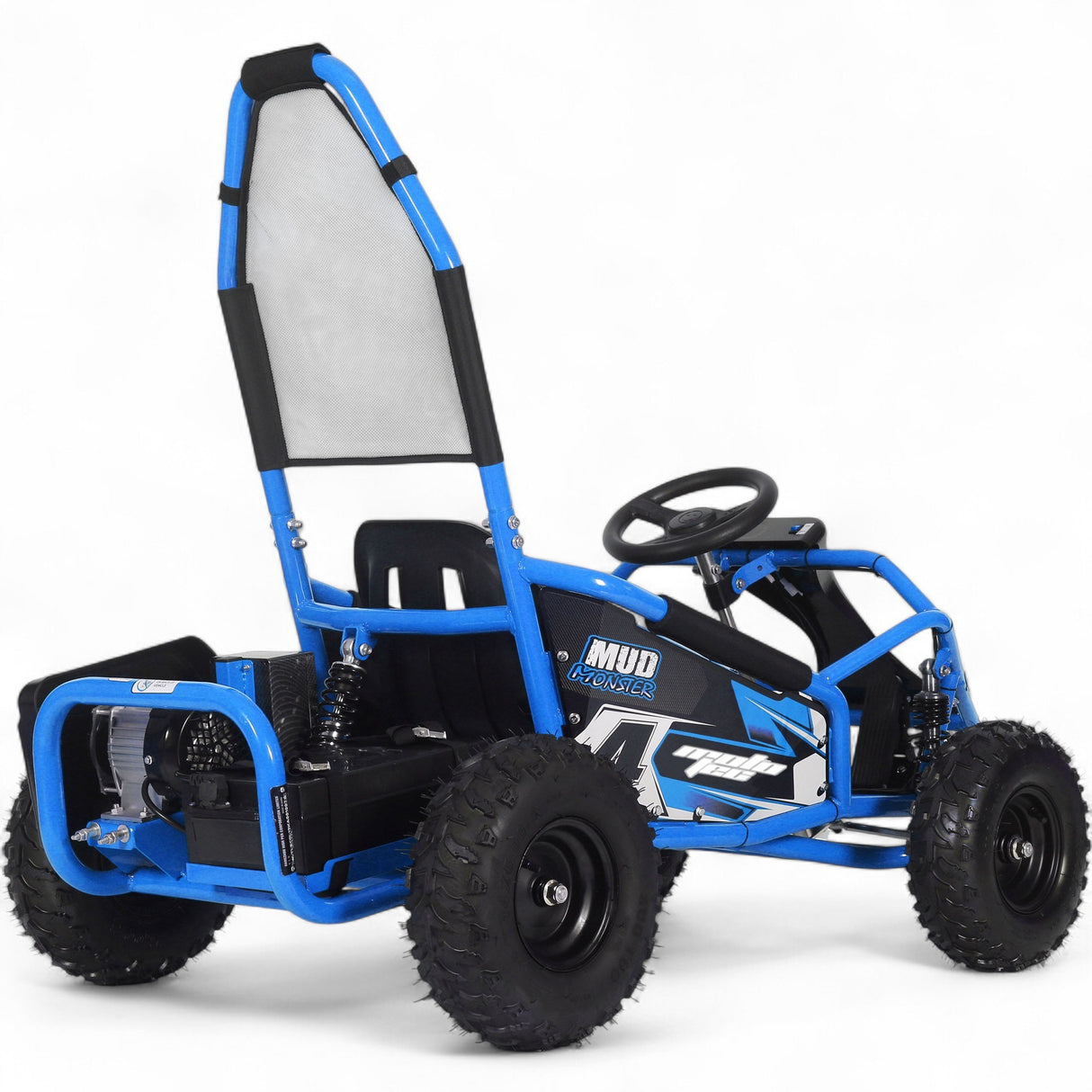 MotoTec Mud Monster Kids Electric 48v 1000w Go Kart - TribalMotorsports