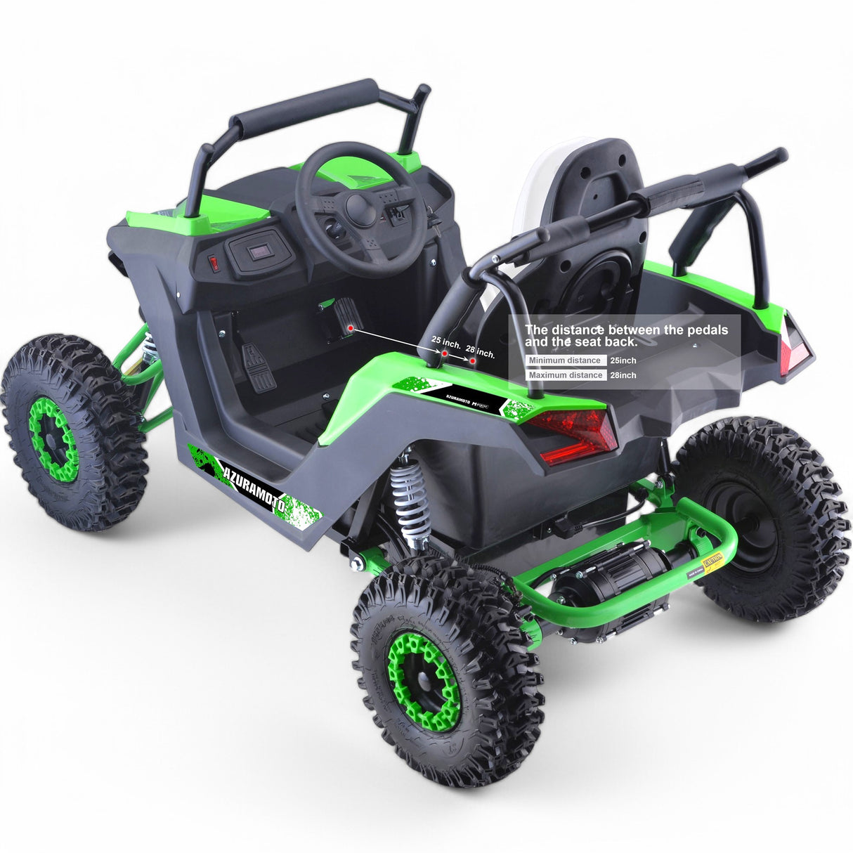 MotoTec Raider Kids UTV 48v 1200w Full Suspension - TribalMotorsports