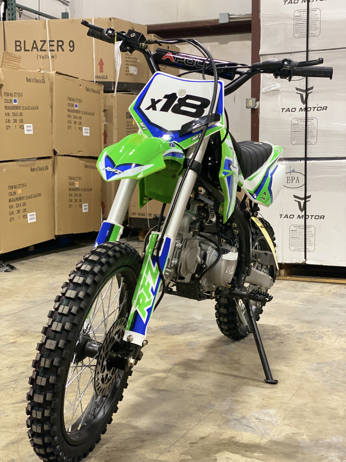 Apollo X18 125cc Dirt Bike - TribalMotorsports