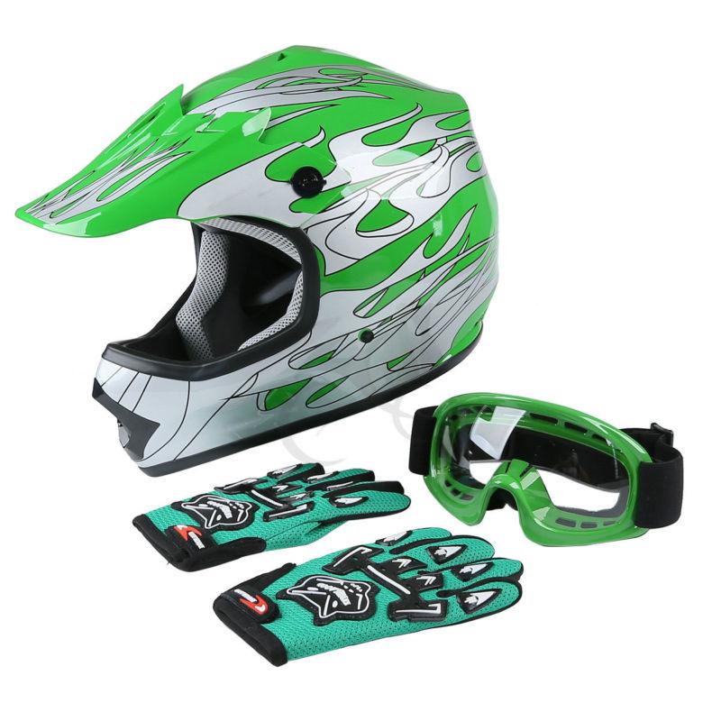 Kids Helmet, Gloves, & Goggles Combo (Normally $198) - TribalMotorsports