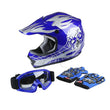 Kids Helmet, Gloves, & Goggles Combo (Normally $198) - TribalMotorsports